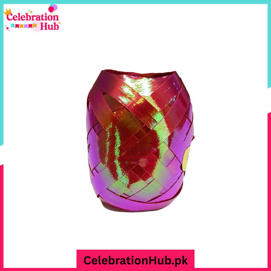 Curly Balloon Ribbon Roll – Shiny Gift Wrapping & Party Decoration Ribbon for Balloons, Crafts, and Events