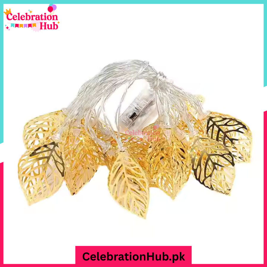 20 Feet Plug Operated Leaf Fairy Lights