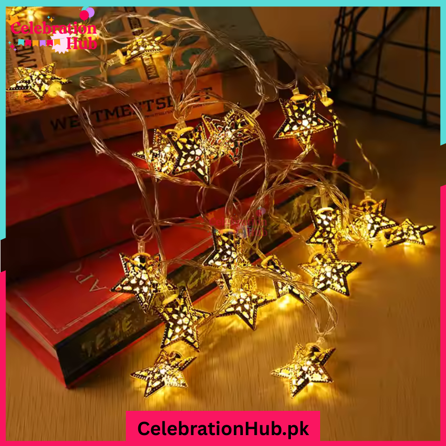 20 Feet Star Fairy Lights – Plug Operated