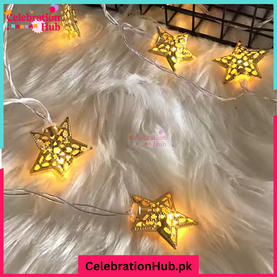 20 Feet Star Fairy Lights – Plug Operated