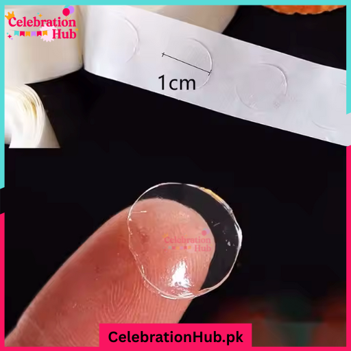 Removable adhesive Dotted Glue Tape for Birthday Parties and Event Decoration – 100 Dots