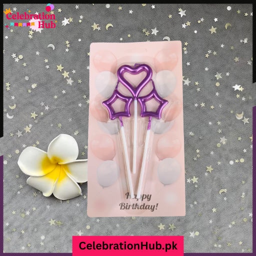 Heart and Star Shaped Candles –Mini Candles for Valentine’s Day, Wedding Favors, Birthdays and Home Decor