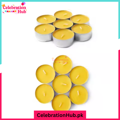 Pack Of 10 - Romantic Floating Tea Light Wax Candles