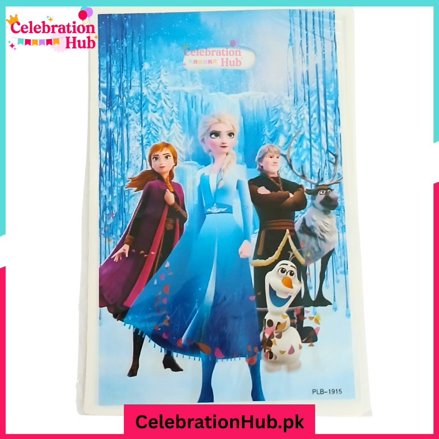 Frozen Goody Bag Pack Of 10 Frozen Theme Favor Bags