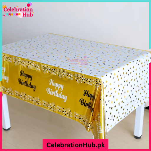 Premium Waterproof Table Cover – 54" x 72 for Birthday Parties