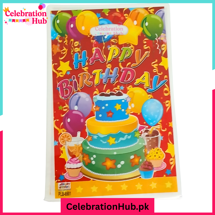Multicolor Happy Birthday Goody Bag Pack Of 10