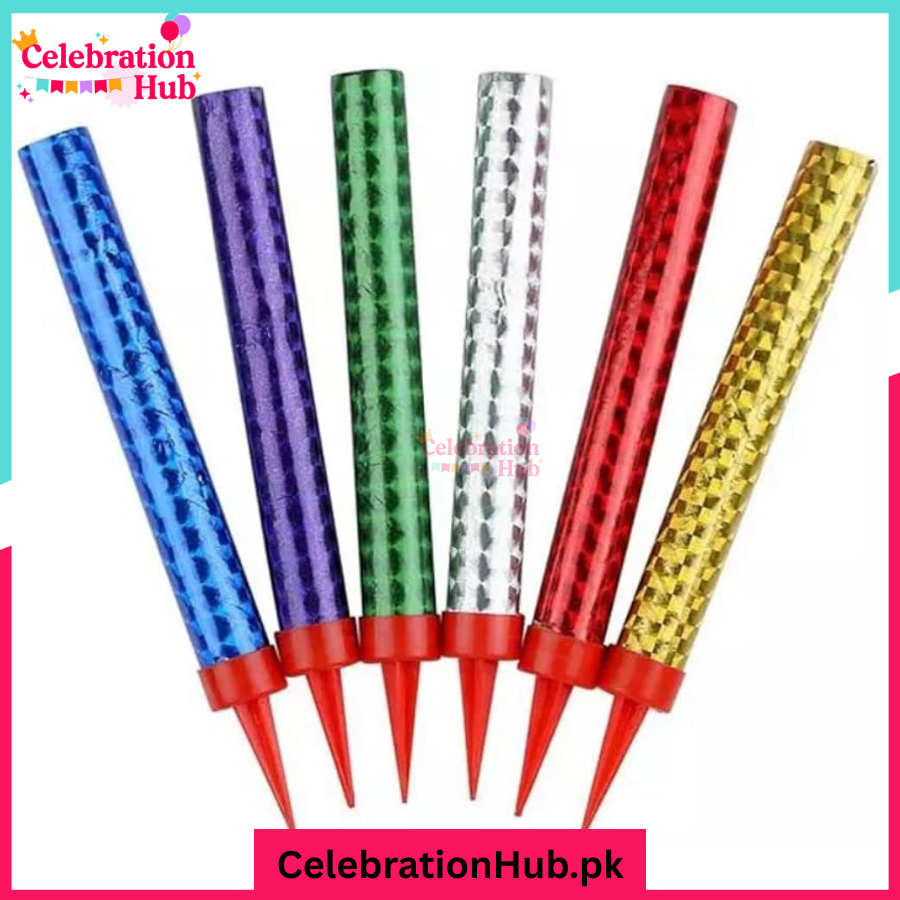 Birthday Sparkling Candles for Cake 3 Pcs