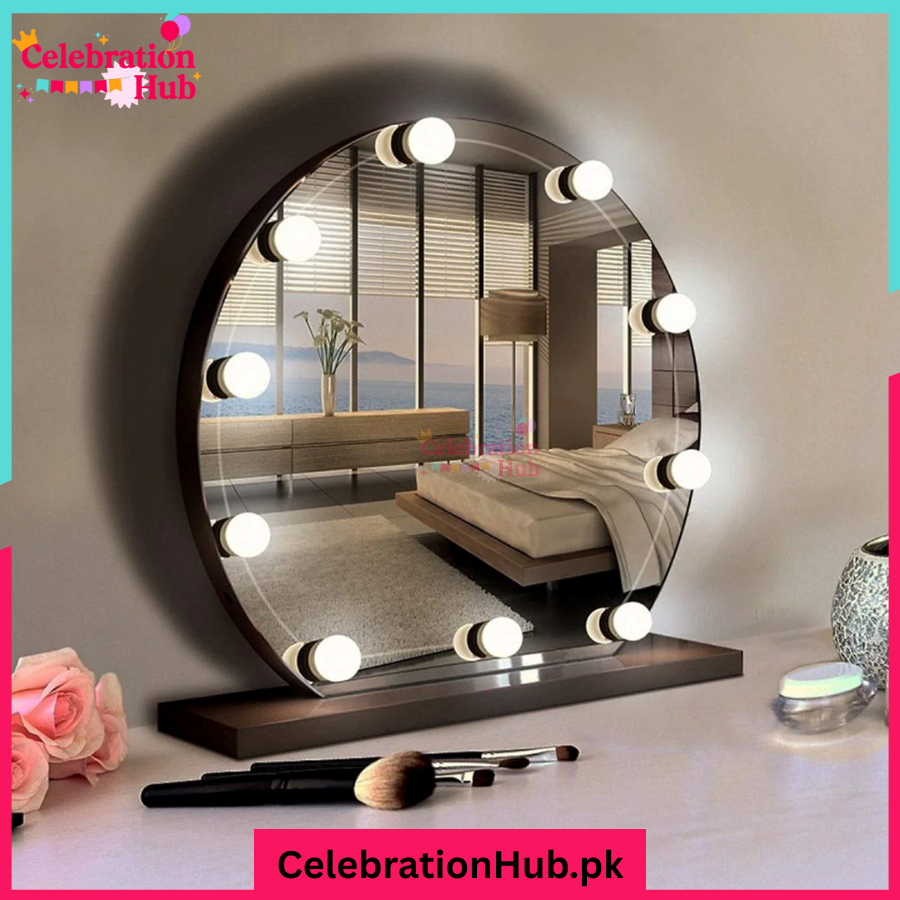 USB Vanity Mirror Lights – 10 LED Bulbs with 3 Color Modes