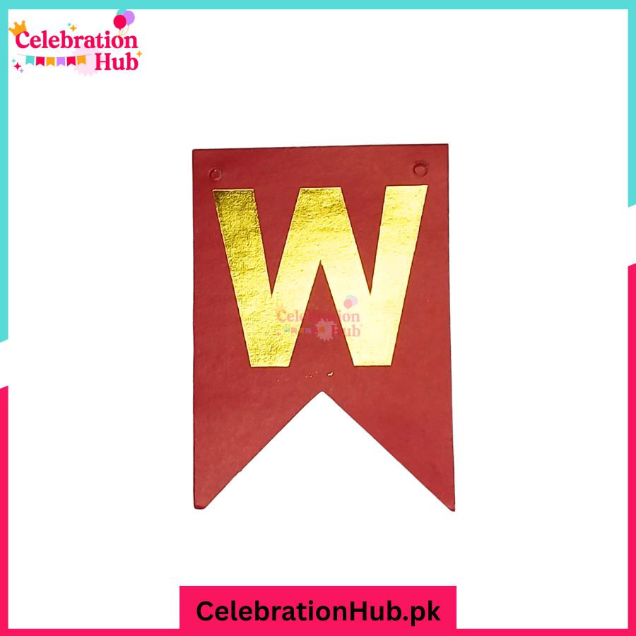 WELCOME Card Bunting Banner