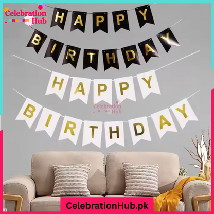 Happy Birthday Card Bunting Banner