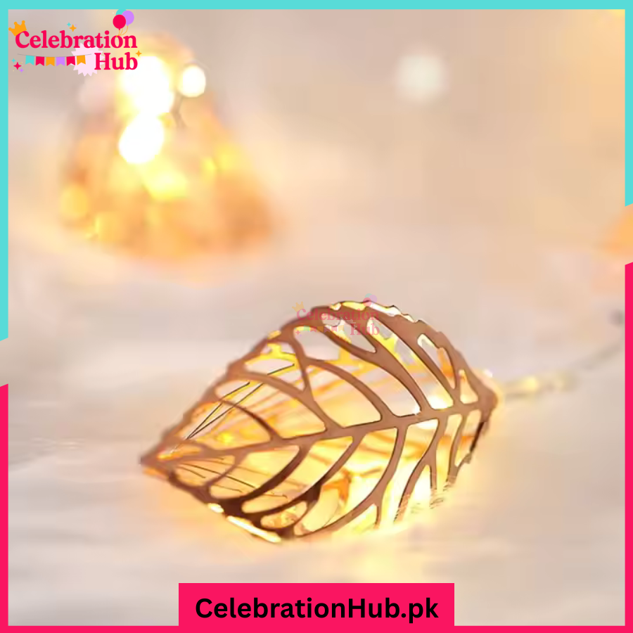 20 Feet Plug Operated Leaf Fairy Lights