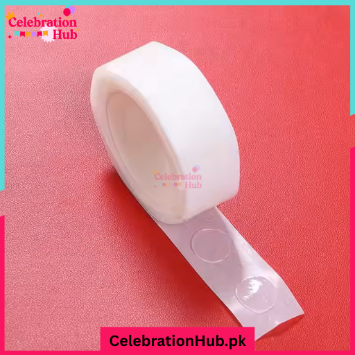 Removable adhesive Dotted Glue Tape for Birthday Parties and Event Decoration – 100 Dots