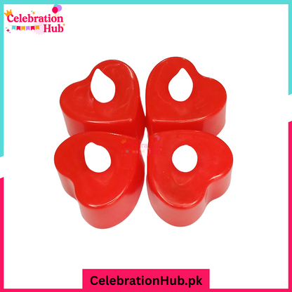 Heart-Shaped LED Candle – 4cm Romantic Flameless Light for Home, Events & Gifts