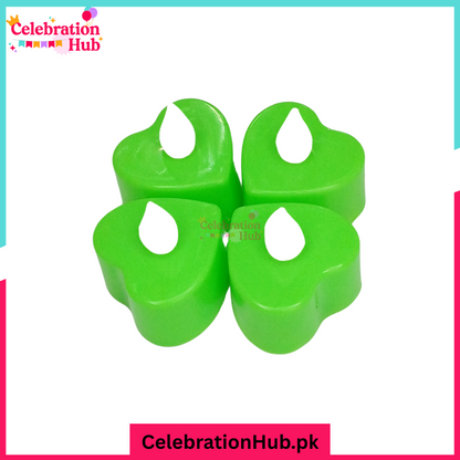 Heart-Shaped LED Candle – 4cm Romantic Flameless Light for Home, Events & Gifts