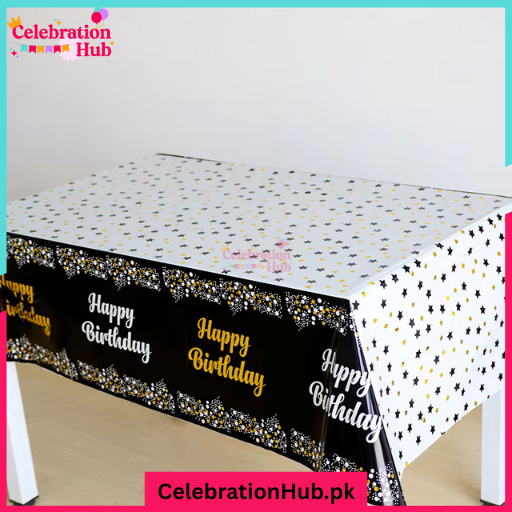Premium Waterproof Table Cover – 54" x 72 for Birthday Parties