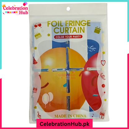 Happy Birthday Printed Fringes / Foil Curtains Best for Back Drop Wall Decoration for Birthday and Parties Celebration