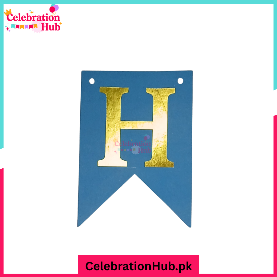Happy Birthday Card Bunting Banner