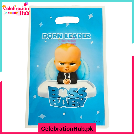 Boss baby Goody Bag Pack Of 10 Boss baby Theme Favor Bags