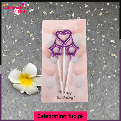 Heart and Star Shaped Candles –Mini Candles for Valentine’s Day, Wedding Favors, Birthdays and Home Decor