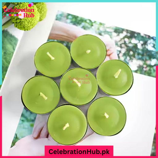Pack Of 10 - Romantic Floating Tea Light Wax Candles