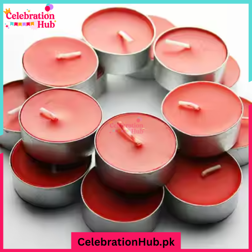 Pack Of 10 - Romantic Floating Tea Light Wax Candles