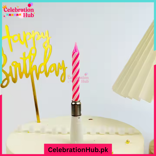 Spiral Musical Birthday Candles for Kids – Twisting Cake Candles with Happy Birthday Song – Fun Party Candle for Themed Celebrations, Weddings & Events