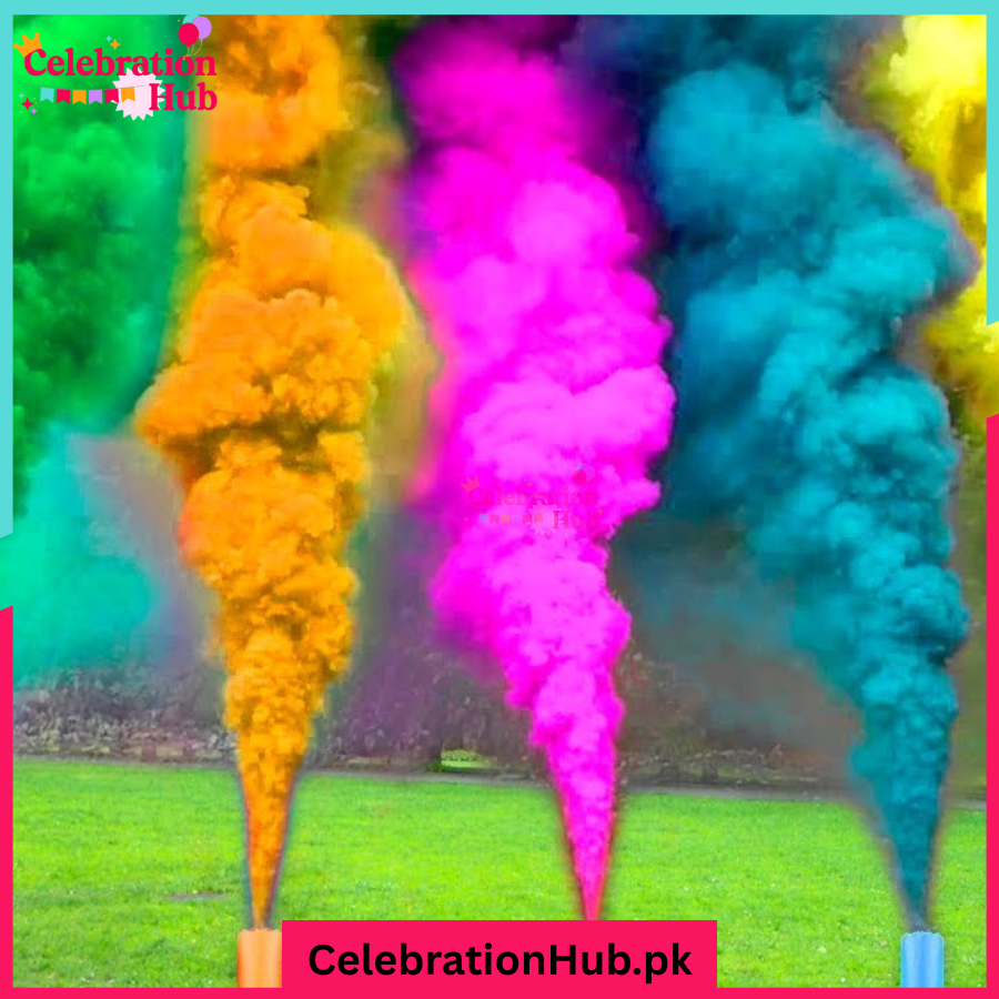Color Smoke Bombs – Small & Large Smoke Sticks for Parties, Photoshoots & Celebrations