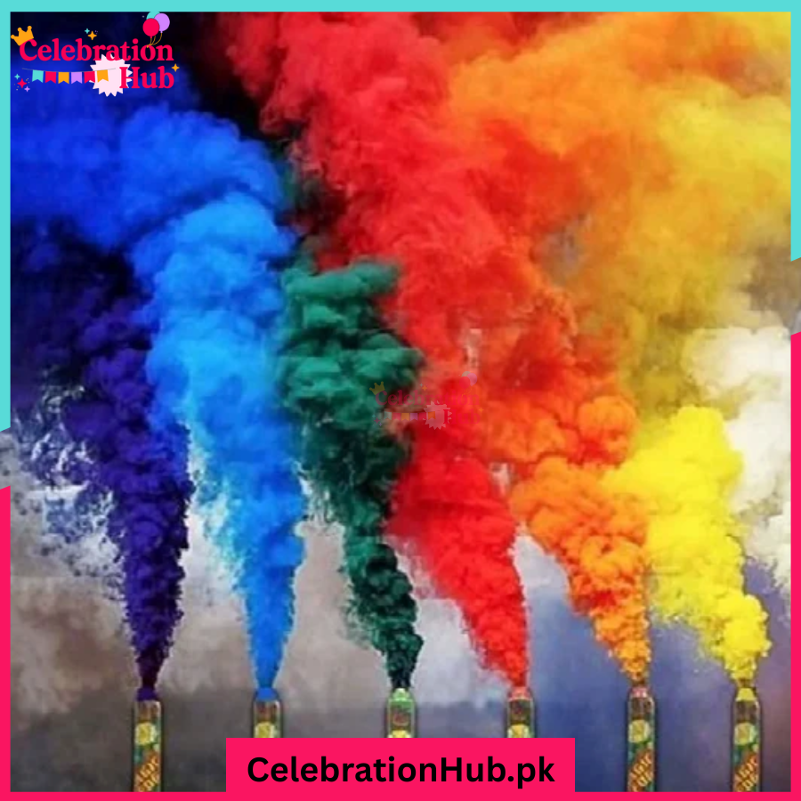 Color Smoke Bombs – Small & Large Smoke Sticks for Parties, Photoshoots & Celebrations