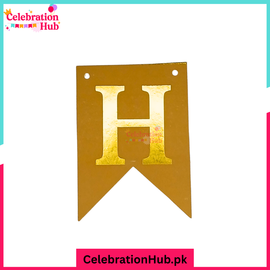 Happy Birthday Card Bunting Banner