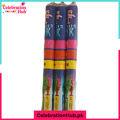 Multicolor Smoke Bomb – 3-Color Smoke Stick (Pink, Red, Yellow) for Photoshoots & Events