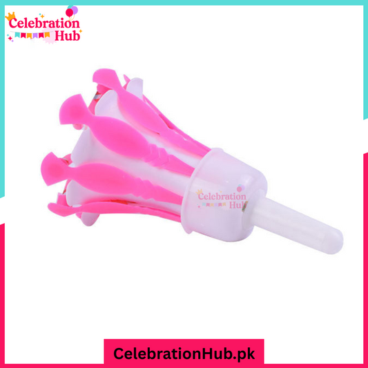 Pink Flower Musical Birthday Candle – Singing Cake Topper
