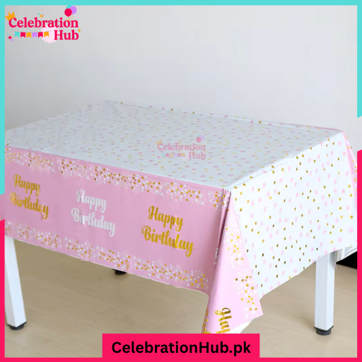 Premium Waterproof Table Cover – 54" x 72 for Birthday Parties