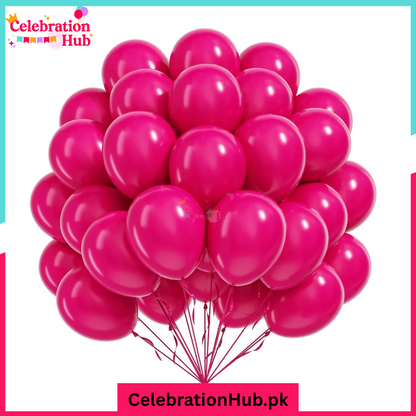 Chrome Metallic Balloons 10" – Assorted Shiny Latex Balloons for Birthday, Wedding & Party Decoration - Pack of 10 and 25