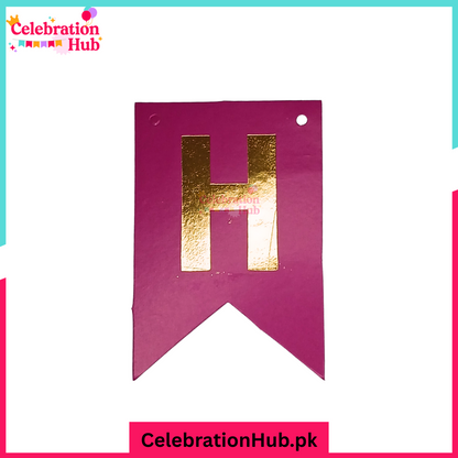 Happy Anniversary Card Bunting Banner