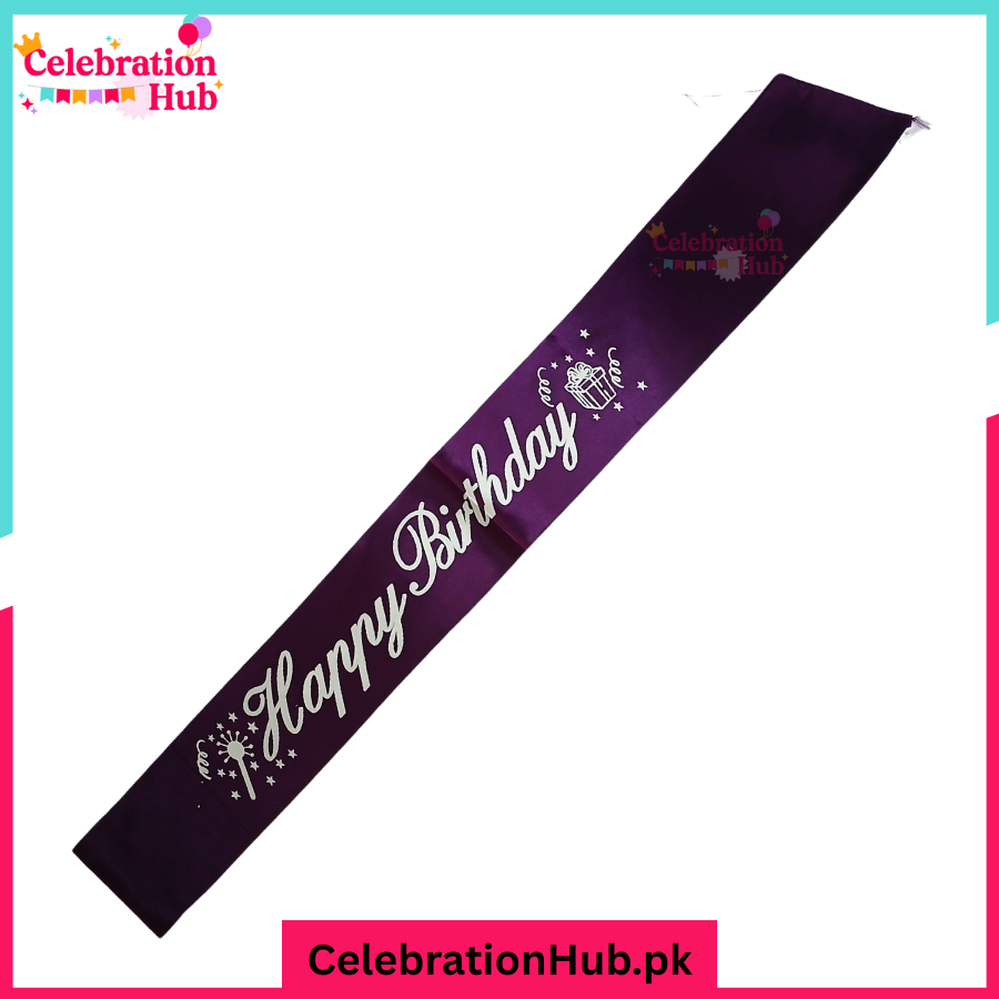 Happy Birthday Sash – Celebrate in Style