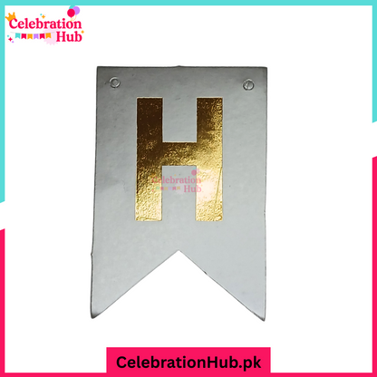 Happy Anniversary Card Bunting Banner