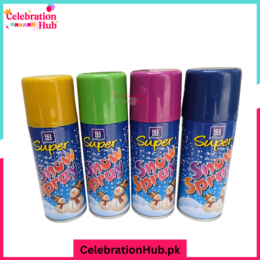 Party Snow Spray - For Birthdays, Celebration, Fun and Decoration