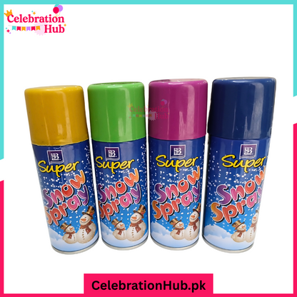 Party Snow Spray - For Birthdays, Celebration, Fun and Decoration