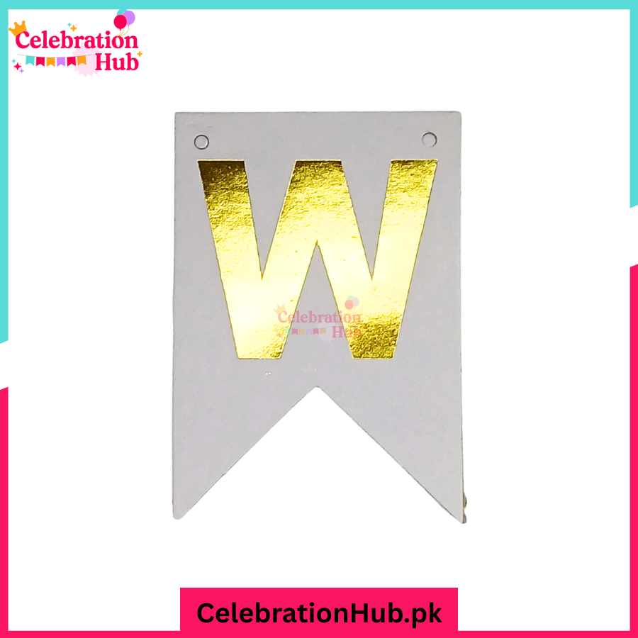 WELCOME Card Bunting Banner